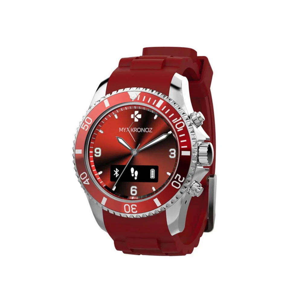 MyKronoz Zeclock Bluetooth Smart Watch - Rot Bild 1