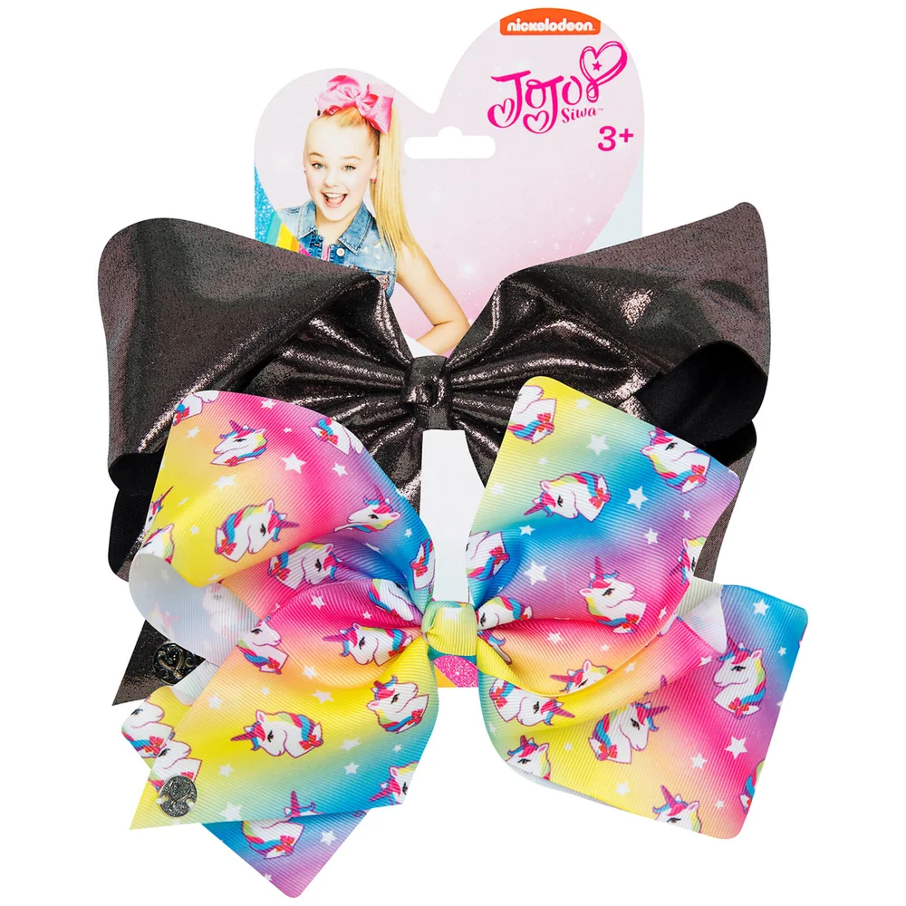 Jojo Siwa Bow Set - Unicorn/Gunmetal Bild 1