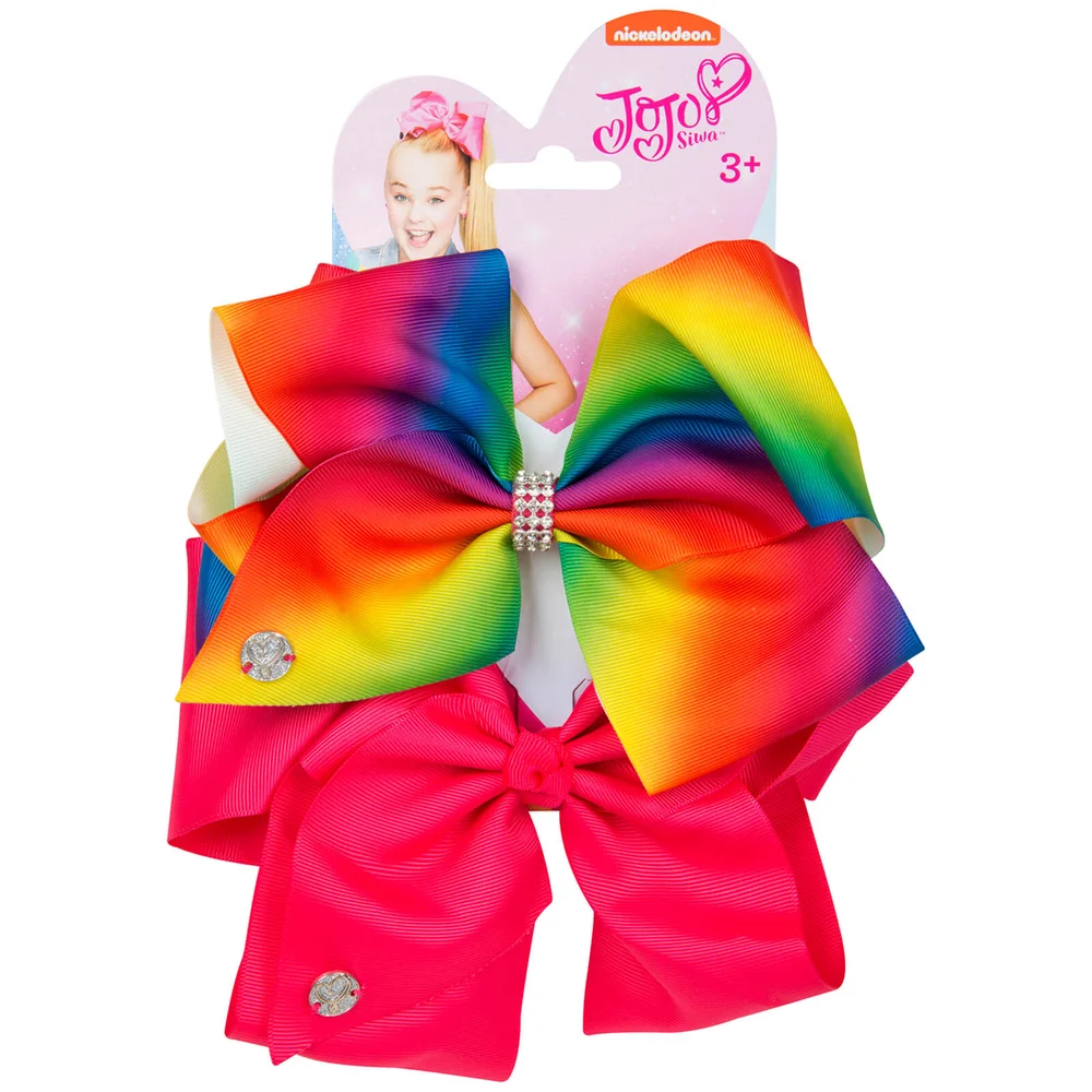 JoJo Siwa Bow Set - Rainbow/Magenta Bild 1