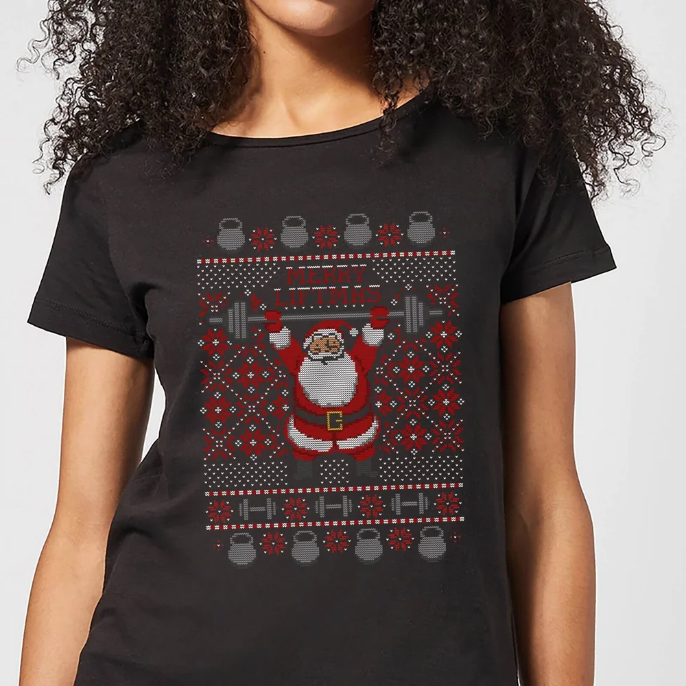 Merry Liftmas Women's T-Shirt - Black - 3XL Bild 1