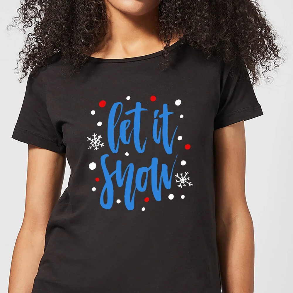 Let it Snow Women's T-Shirt - Black - 3XL Bild 1