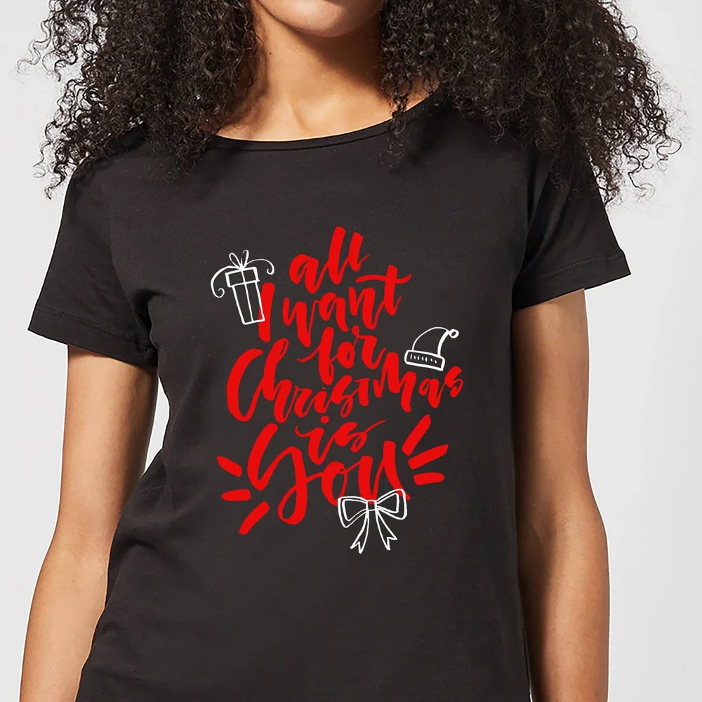 All I Want For Christmas Women's T-Shirt - Black - 3XL Bild 1