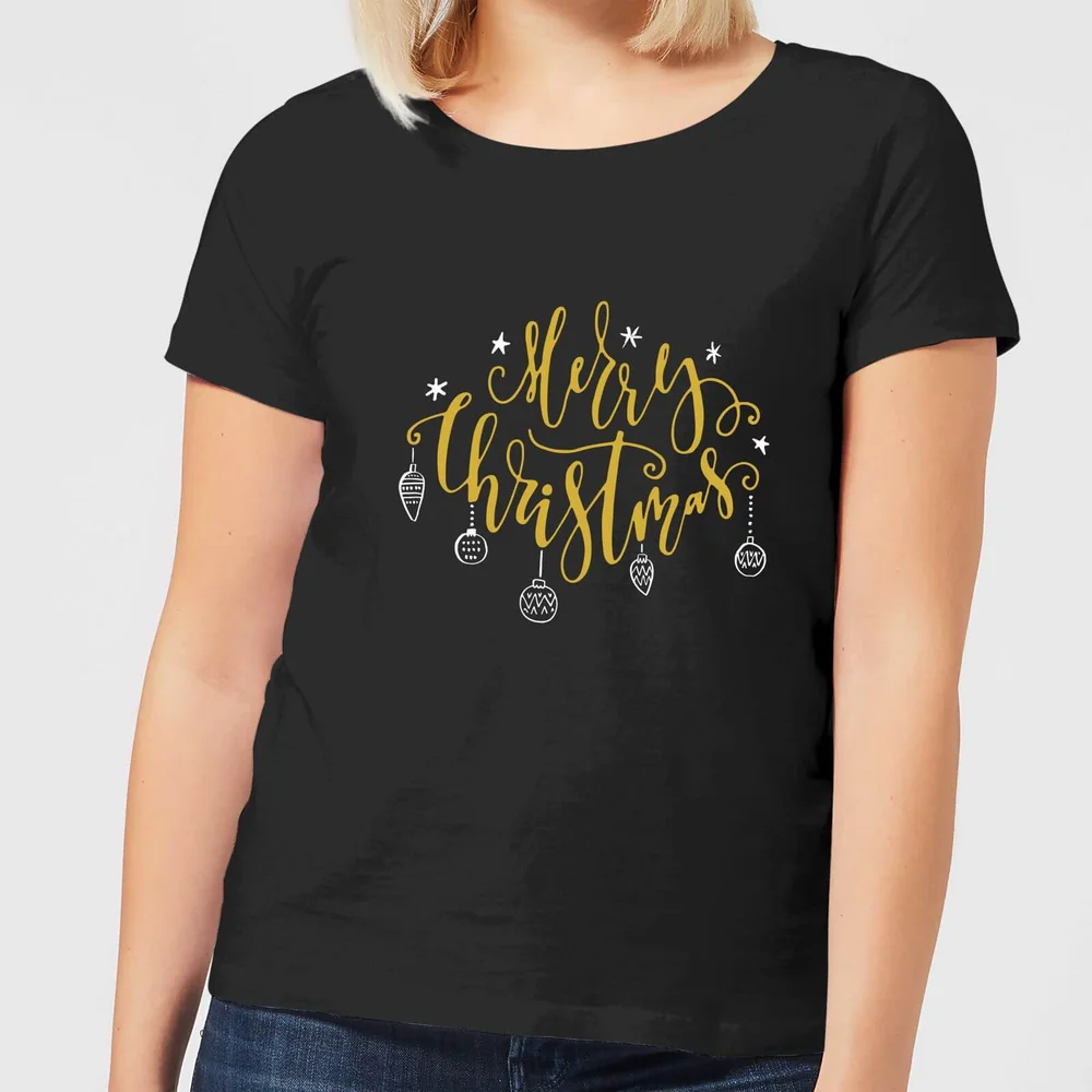 Merry Christmas Women's T-Shirt - Black - 3XL Bild 1