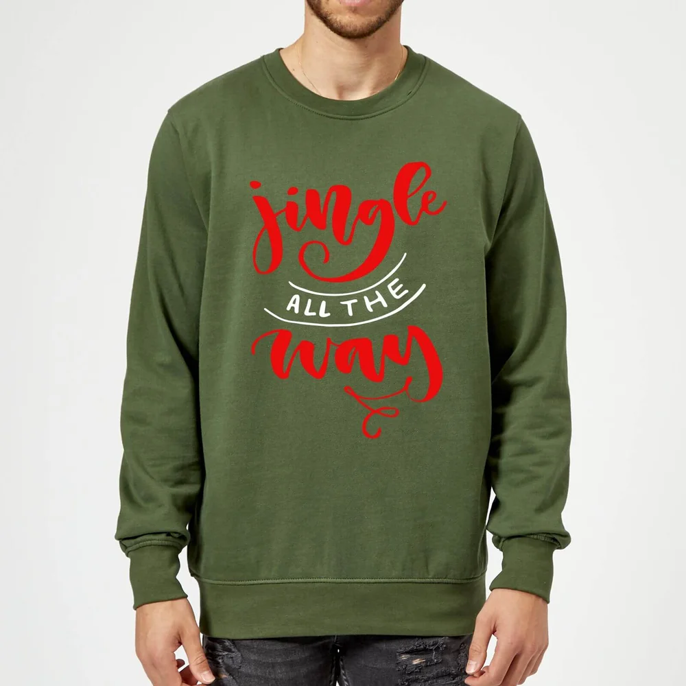 Jingle all the Way Sweatshirt - Grün - S - Kellygrün Bild 1