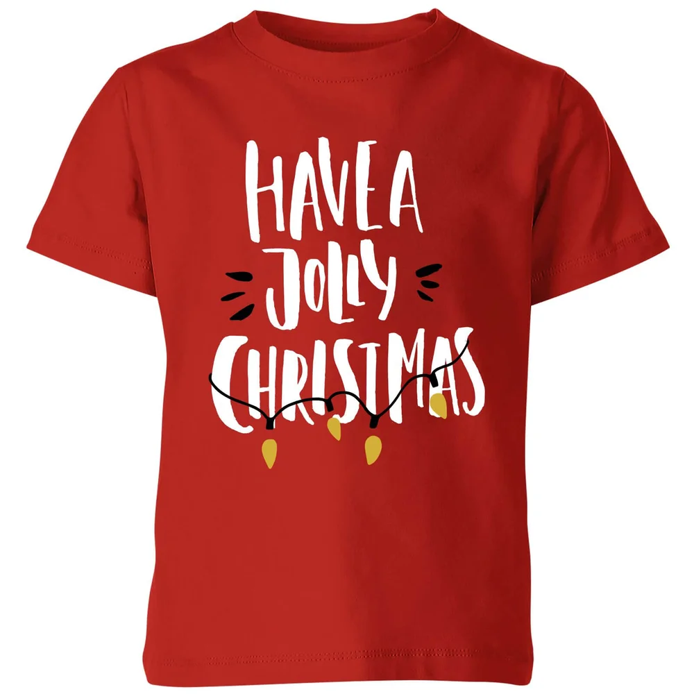 Have a Jolly Christmas Kids' T-Shirt - Red - 3-4 Jahre - Rot Bild 1
