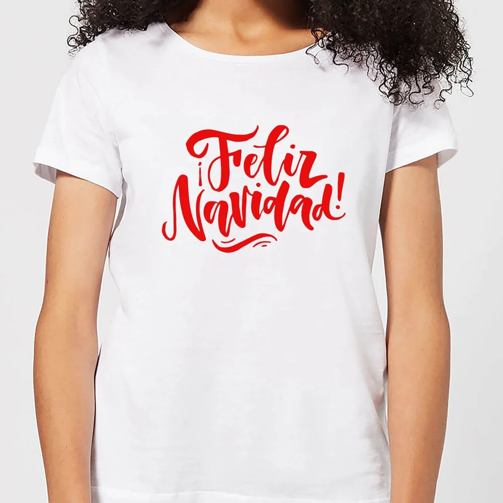 Feliz Navidad Women's T-Shirt - White - S Bild 1
