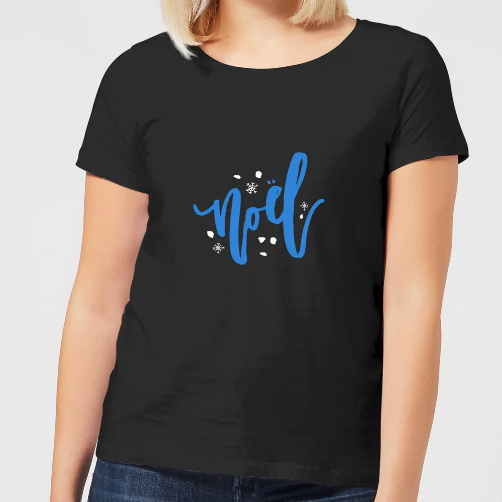 Noel Snowflakes Women's T-Shirt - Black - 3XL Bild 1