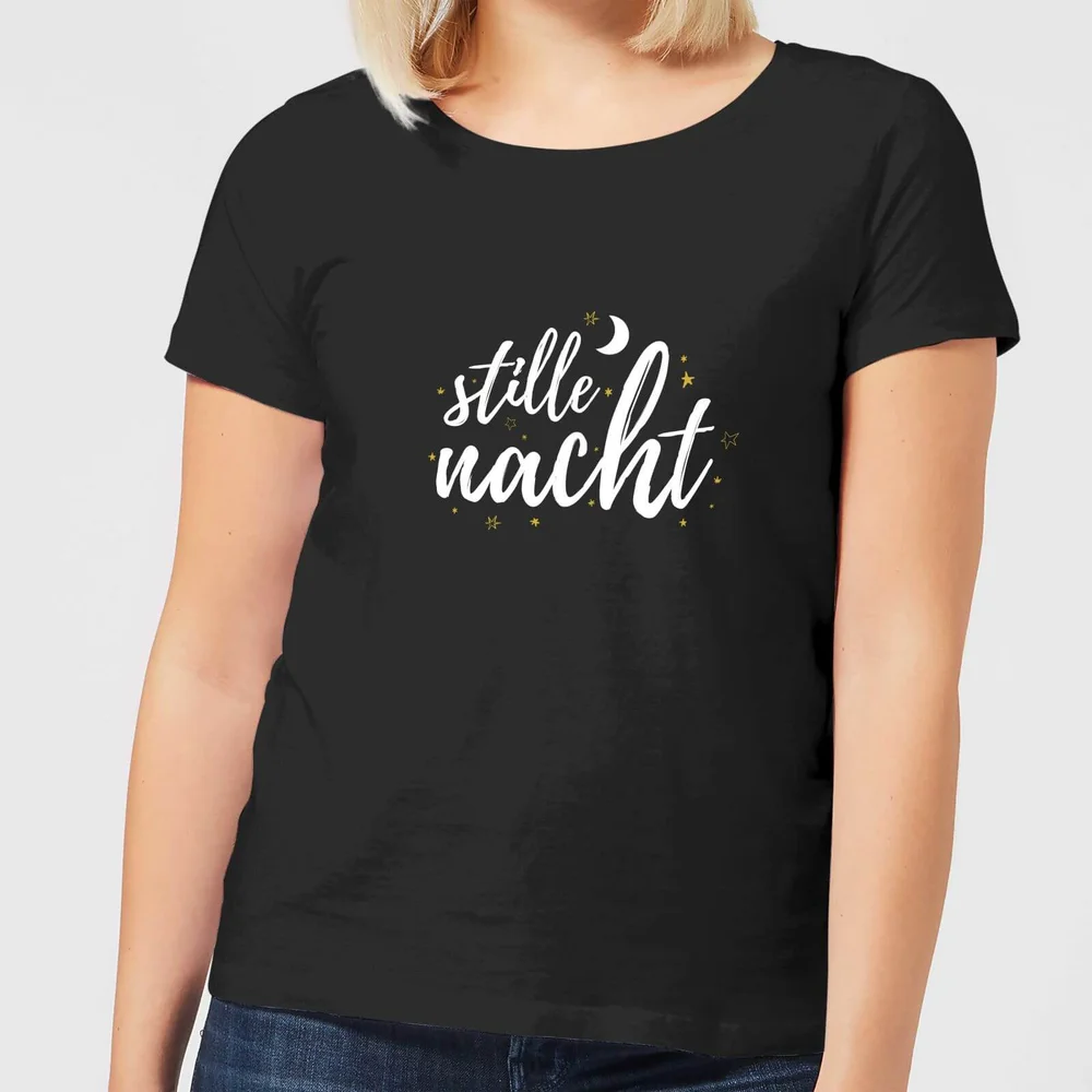 Stille Nacht Frauen T-Shirt - Schwarz - 3XL Bild 1