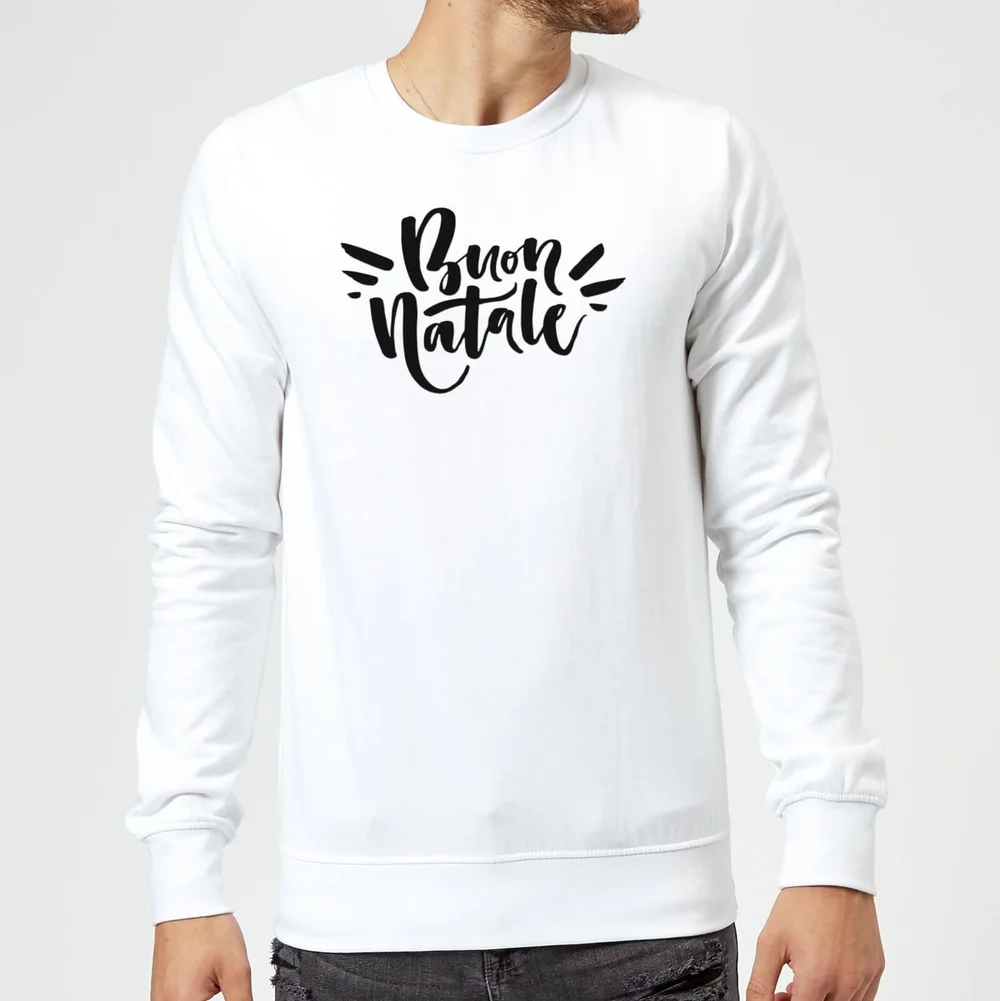 Buon Natale Sweatshirt - Weiß - S - Weiß Bild 1