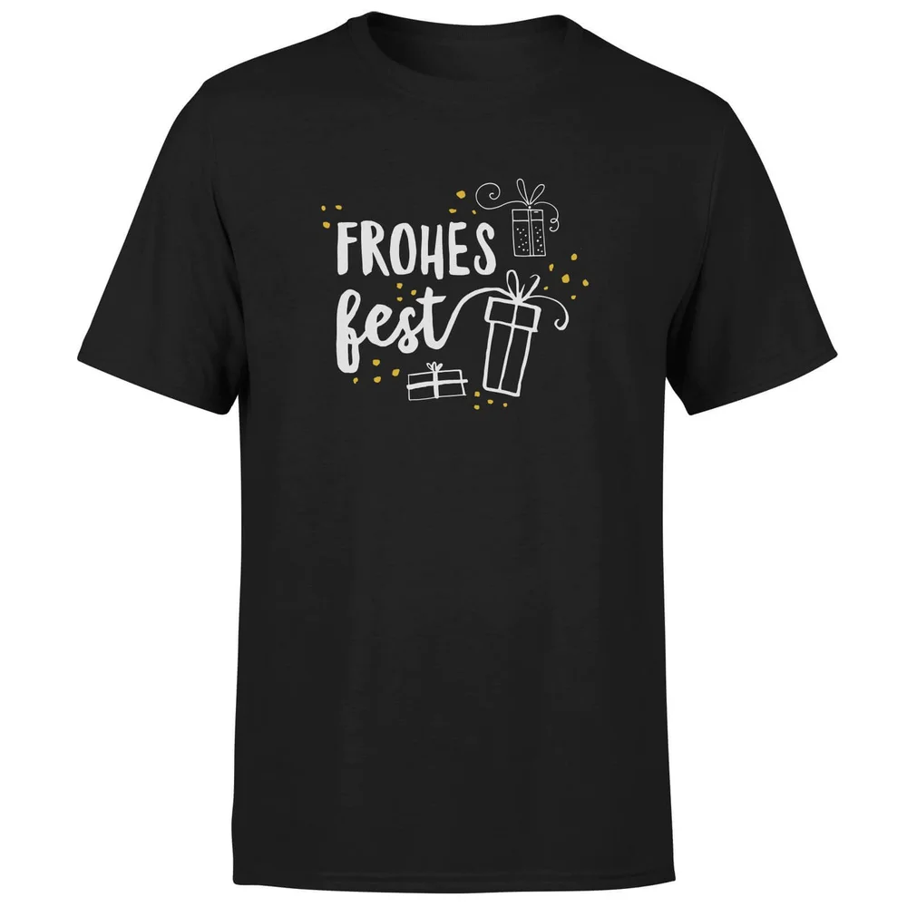 Frohes Fest T-Shirt - Schwarz - S - Schwarz Bild 1