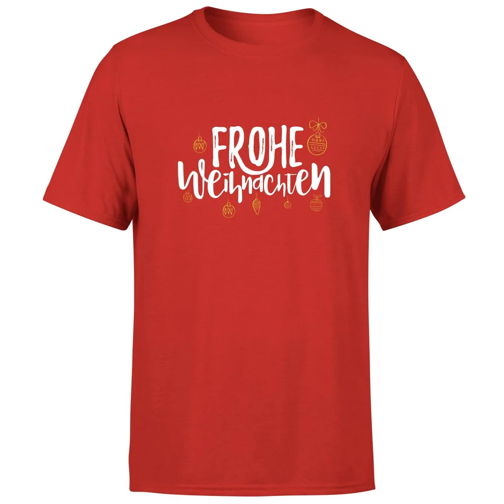 Frohe Weihnachten T-Shirt - Red - S - Rot Bild 1