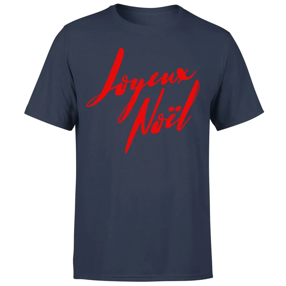 Joyeux Noel Holly Jolly international T-Shirt - Navy - S - Marineblau Bild 1