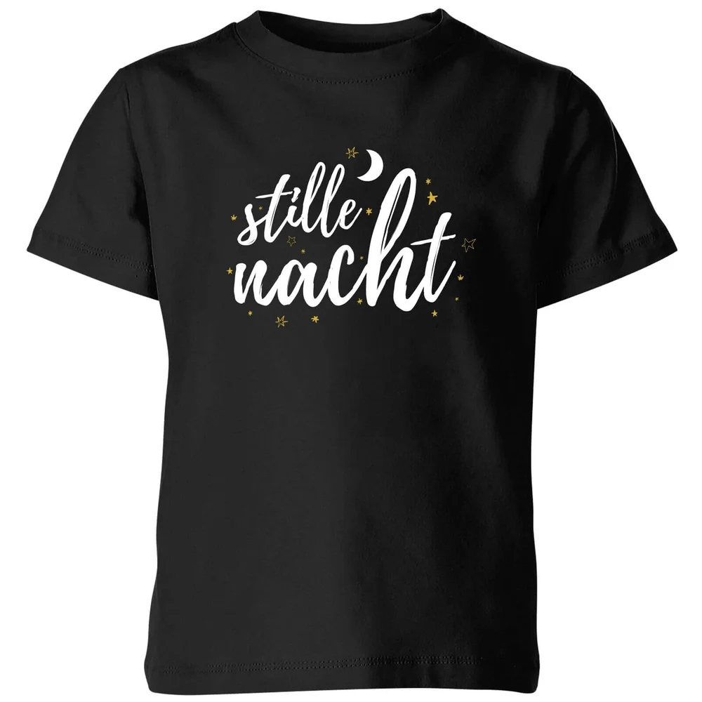 Stille Nacht Kinder T-Shirt - Schwarz - 3-4 Jahre - Schwarz Bild 1