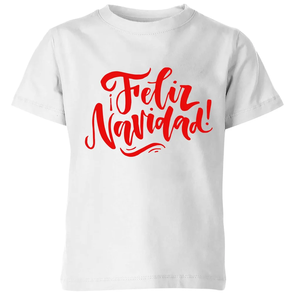 Feliz Navidad Kids' T-Shirt - White - 3-4 Jahre - Weiß Bild 1