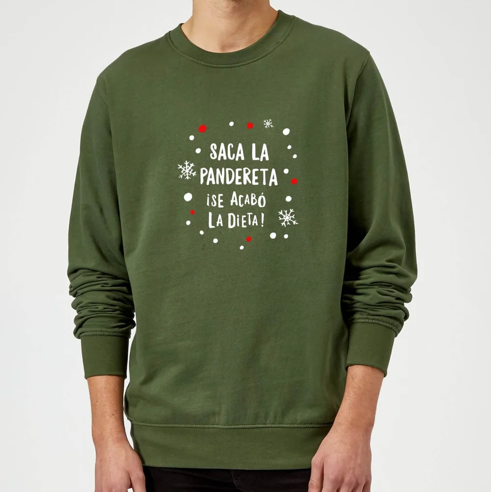 Saca La Pandereta Sweatshirt - Grün - S - Schwarz Bild 1