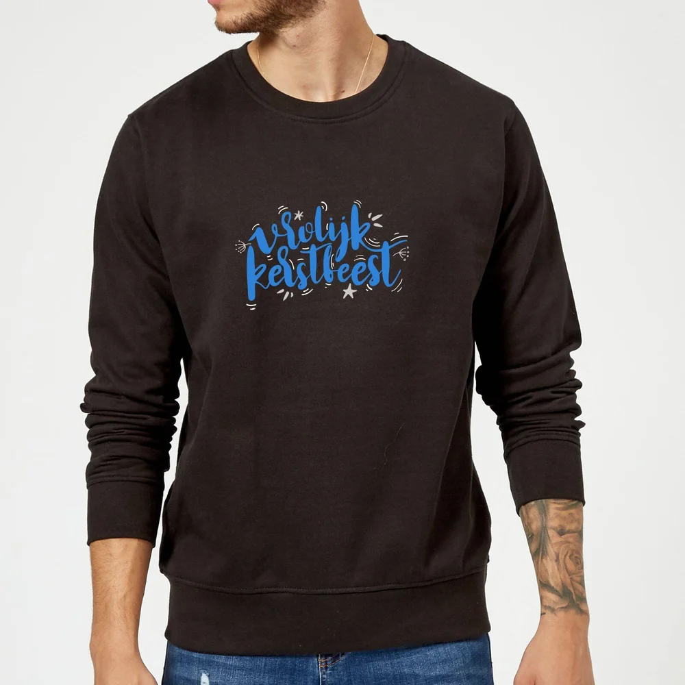 Kerstfeest Sweatshirt - Schwarz - S - Schwarz Bild 1