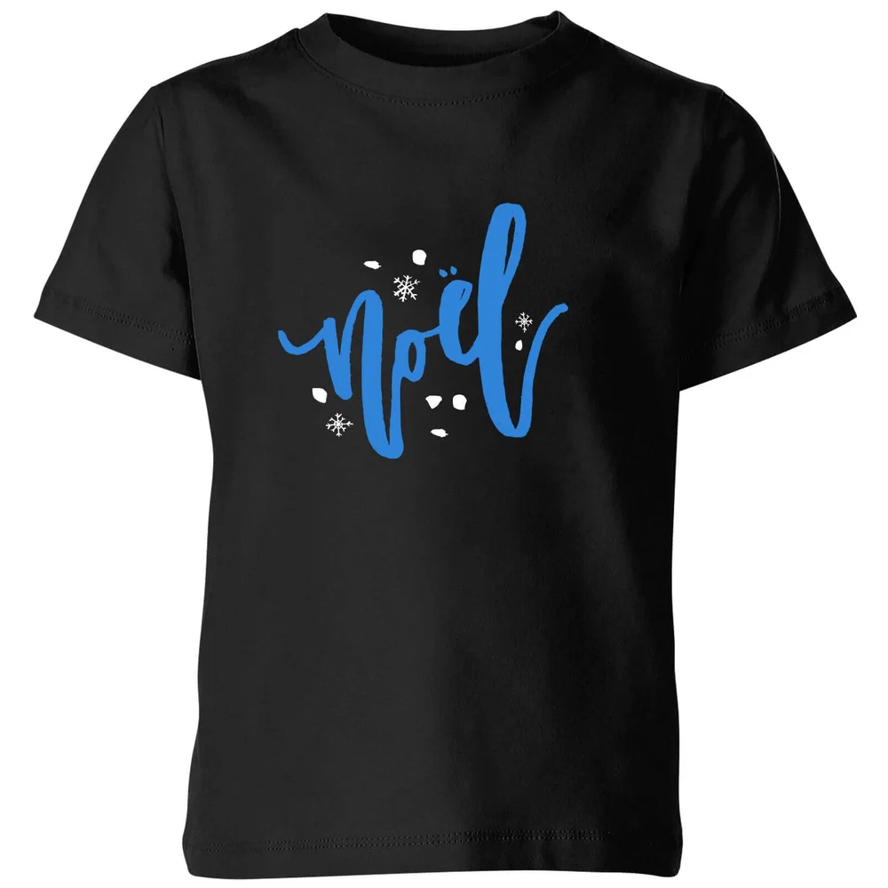 Noel Snowflakes Kids' T-Shirt - Black - 3-4 Jahre - Schwarz Bild 1