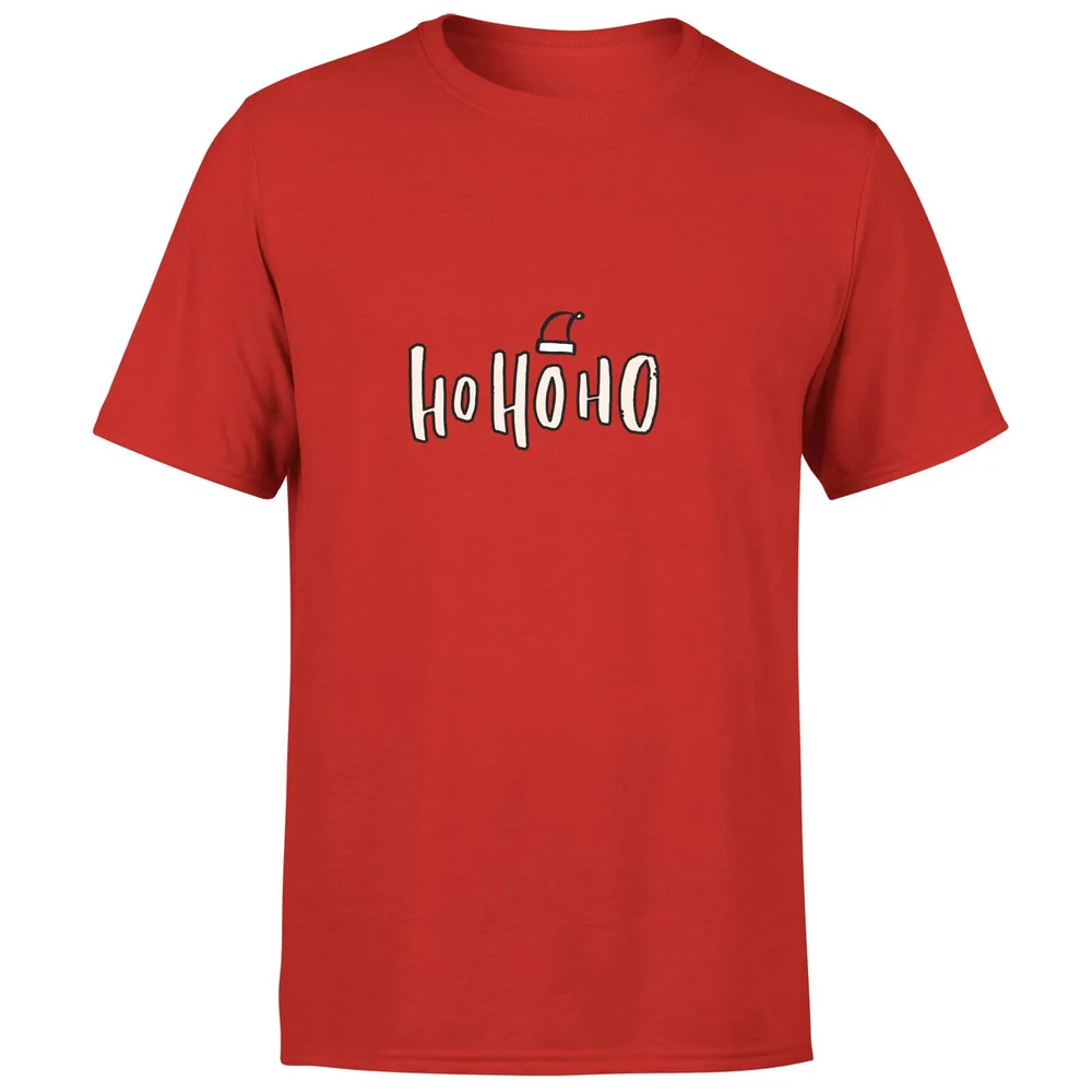 Ho Ho Ho T-Shirt - Rot - S - Rot Bild 1