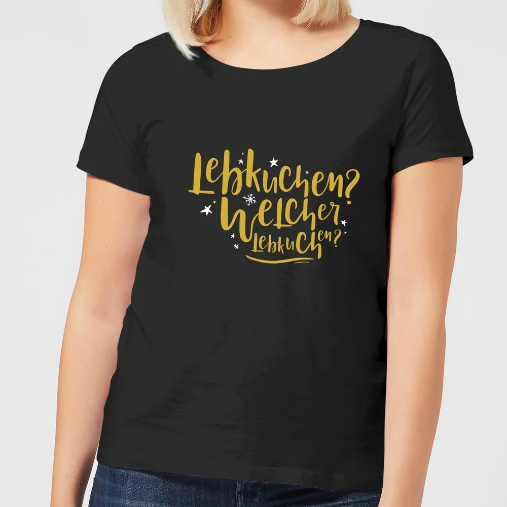 Lebkuchen Frauen T-Shirt - Schwarz - 3XL Bild 1