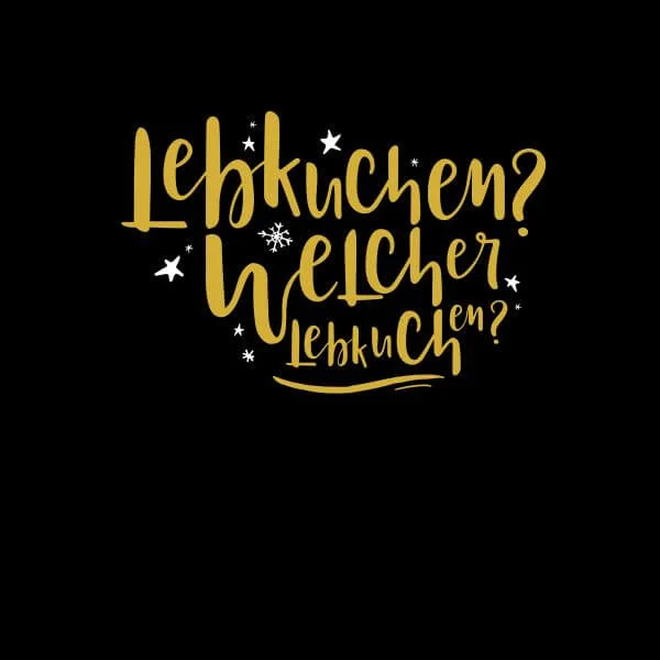 Lebkuchen Frauen T-Shirt - Schwarz