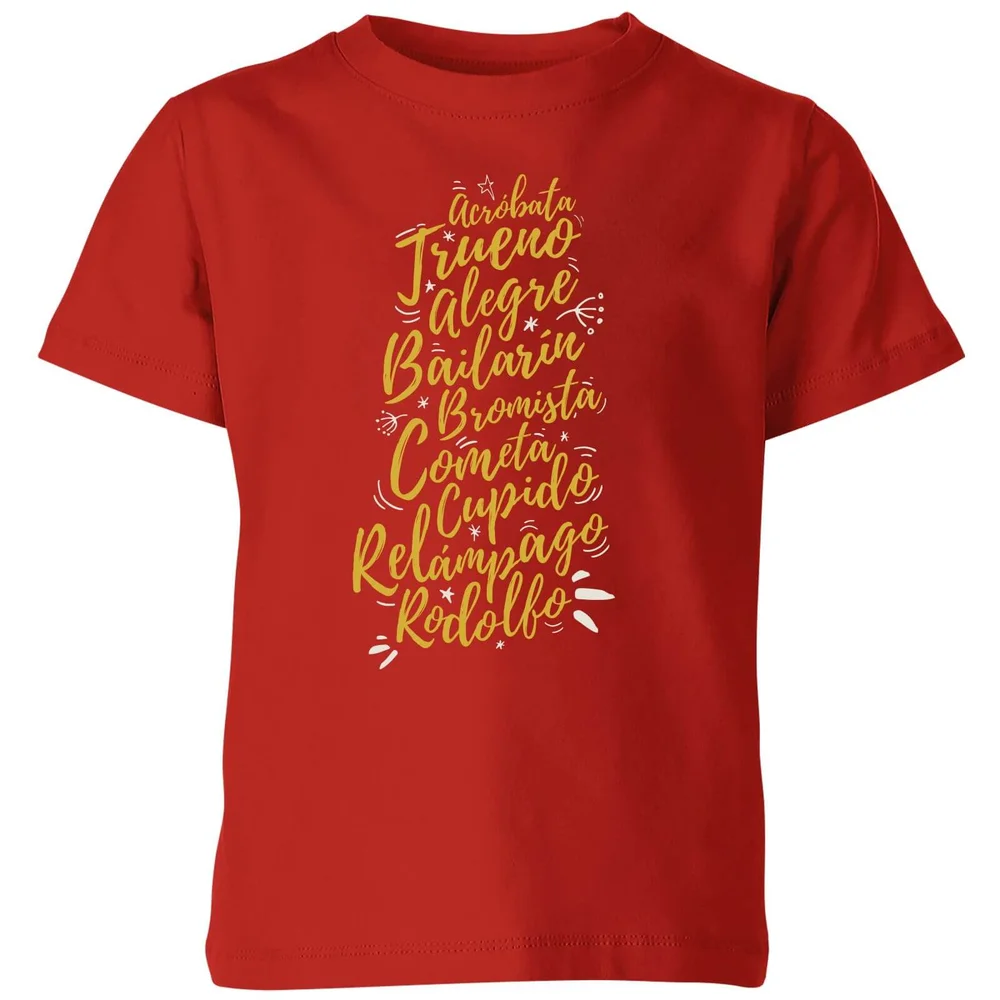 International Reindeer Kids' T-Shirt - Red - 3-4 Jahre - Rot Bild 1