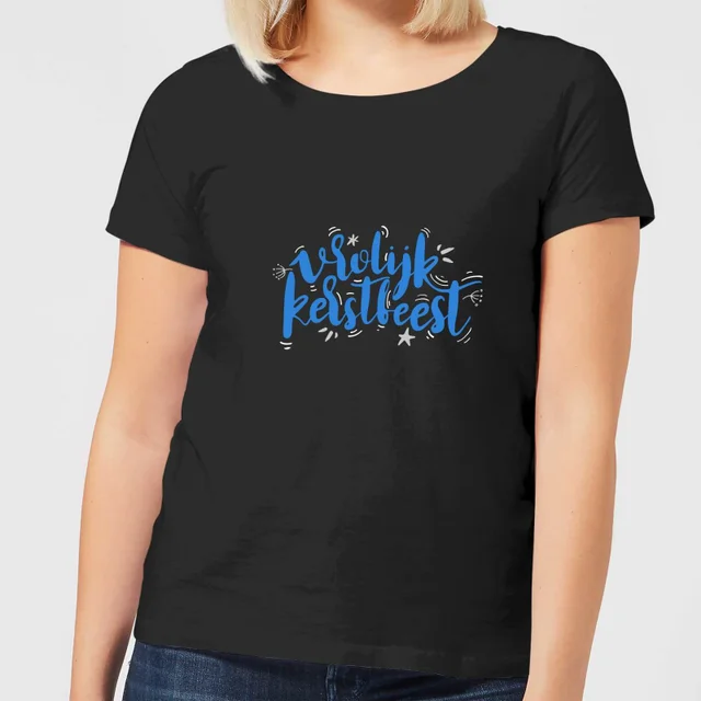 Kerstfeest Women's T-Shirt - Black