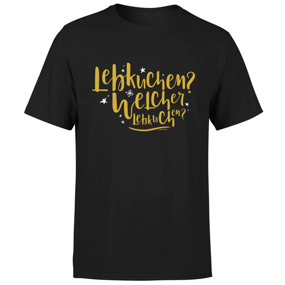 Lebkuchen T-Shirt - Schwarz - S - Schwarz Bild 1