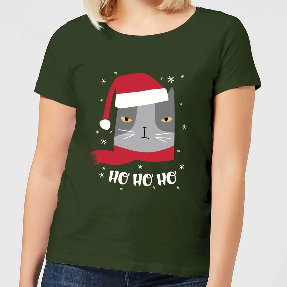 Ho Ho Ho Women's T-Shirt - Forest Green - S - Waldgrün Bild 1