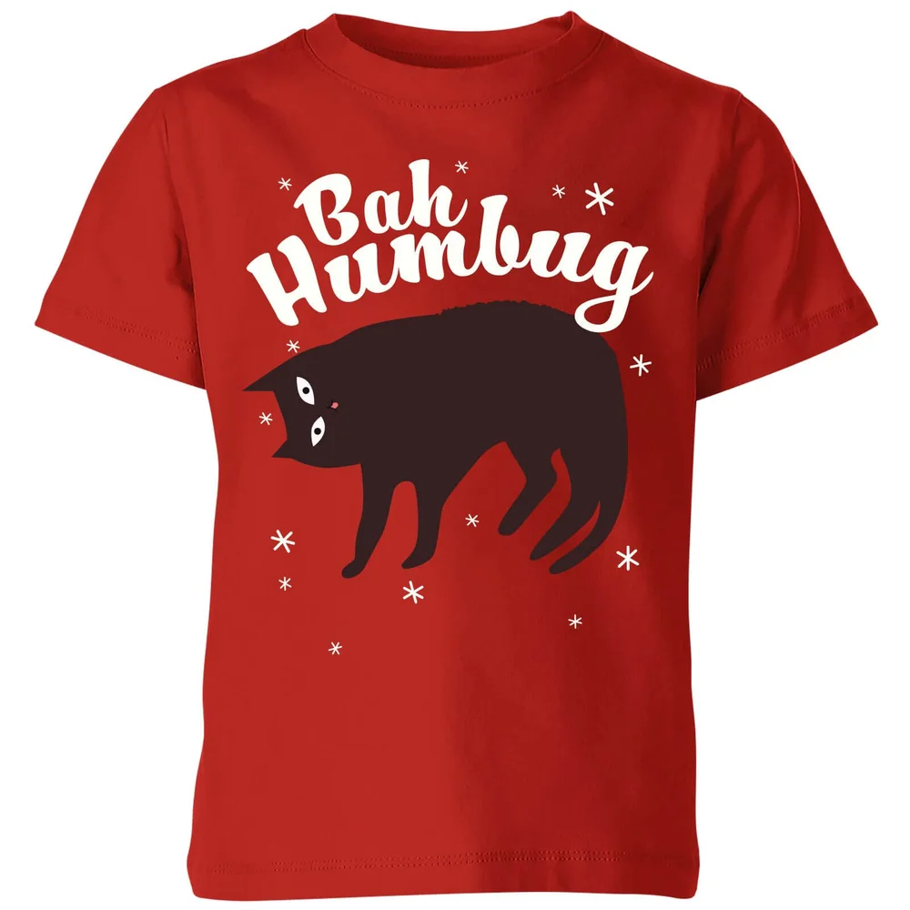 Bah Humbug Kids' T-Shirt - Red - 3-4 Jahre - Rot Bild 1