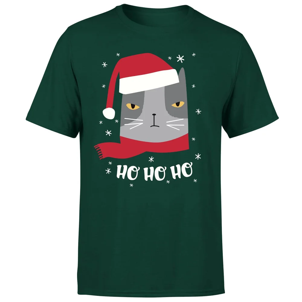 Ho Ho Ho T-Shirt - Forest Green - S - Waldgrün Bild 1