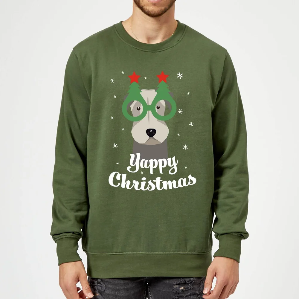Yappy Christmas Sweatshirt - Grün - S - Kellygrün Bild 1