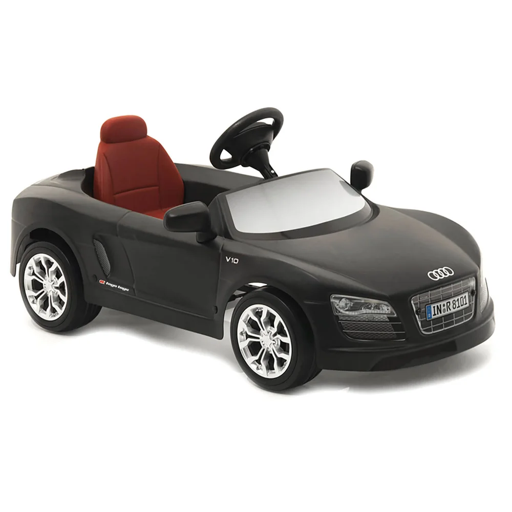Audi R8 Spyder Pedal Power Car - Matte Black Bild 1