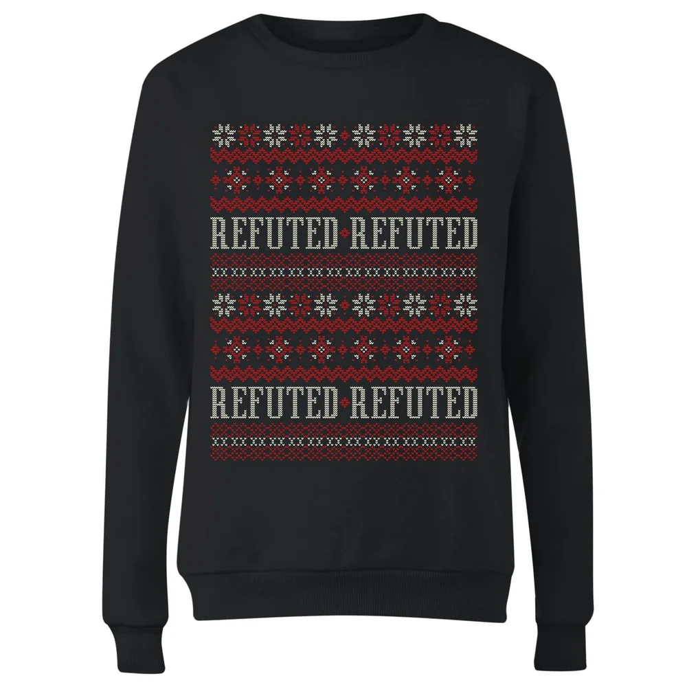 Refuted Christmas Women's T-Shirt - Black - 3XL Bild 1