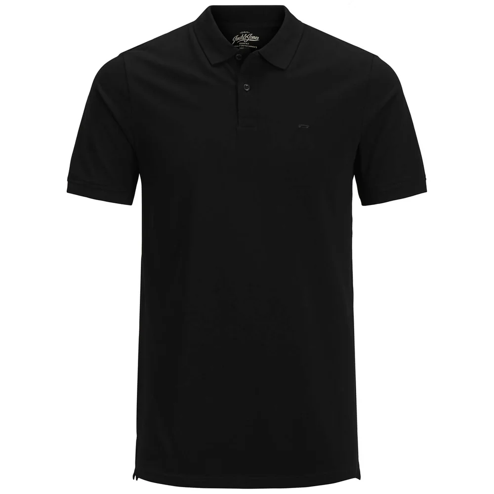 Jack & Jones Men's Originals Basic Polo Shirt - Black - S - Schwarz Bild 1