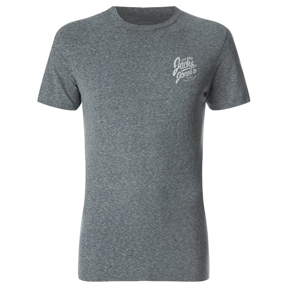 Jack & Jones Men's Originals Breezes Small Logo T-Shirt - Total Eclipse - S - Blau Bild 1
