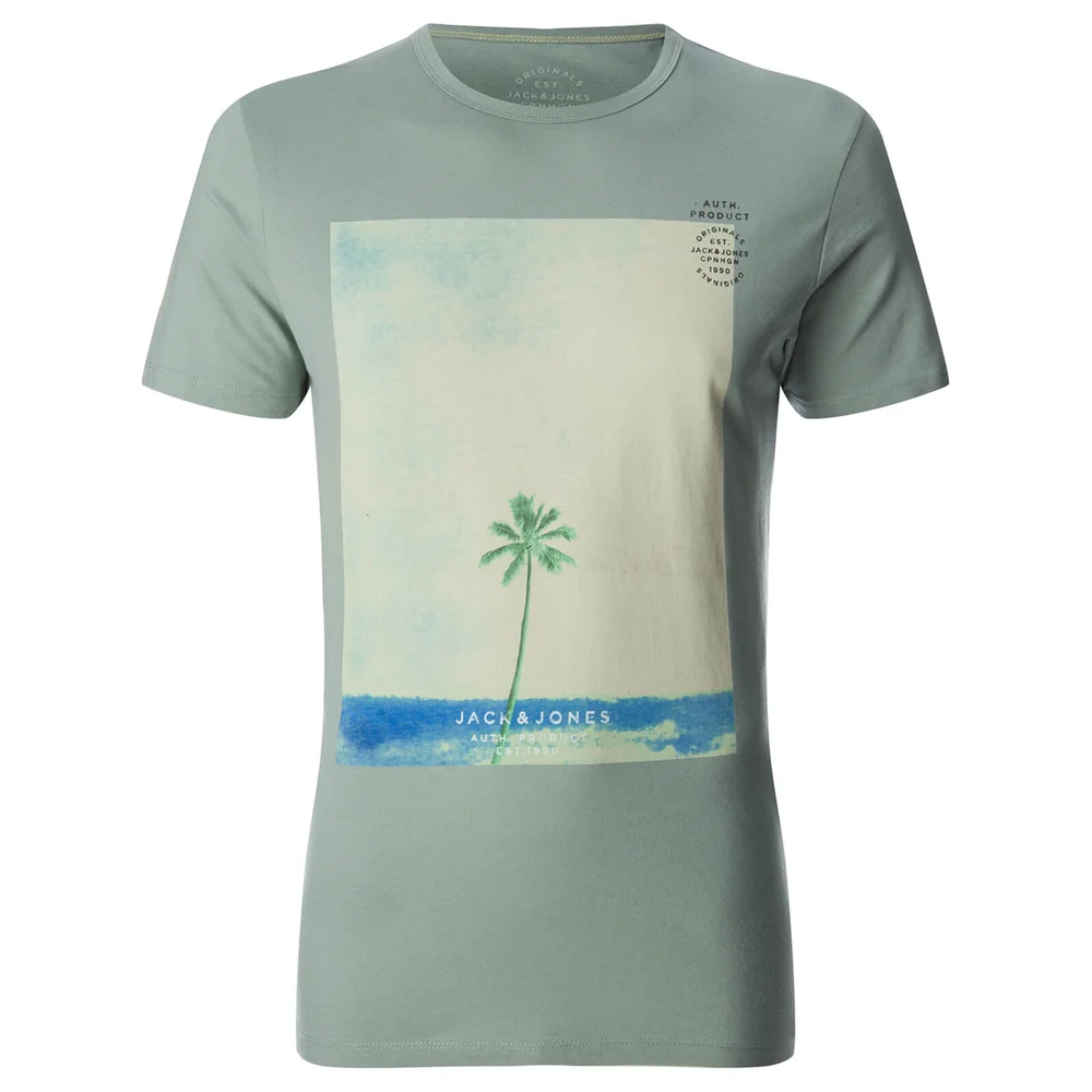 Jack & Jones Men's Originals Omega T-Shirt - Iceberg Green - S - Grün Bild 1
