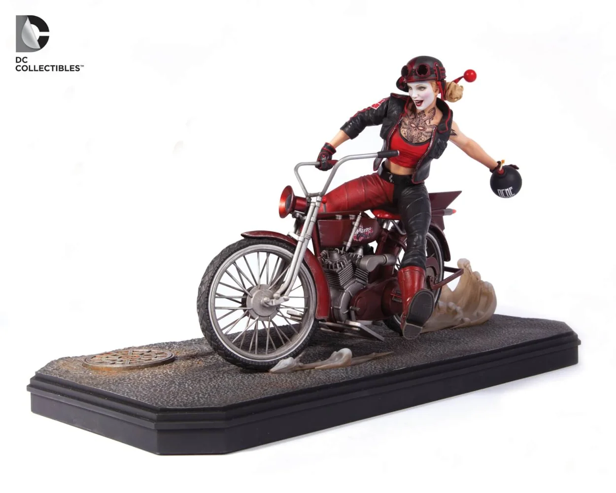 DC Collectibles DC Comics Batman Gotham City Garage Harley Quinn Statue Bild 1
