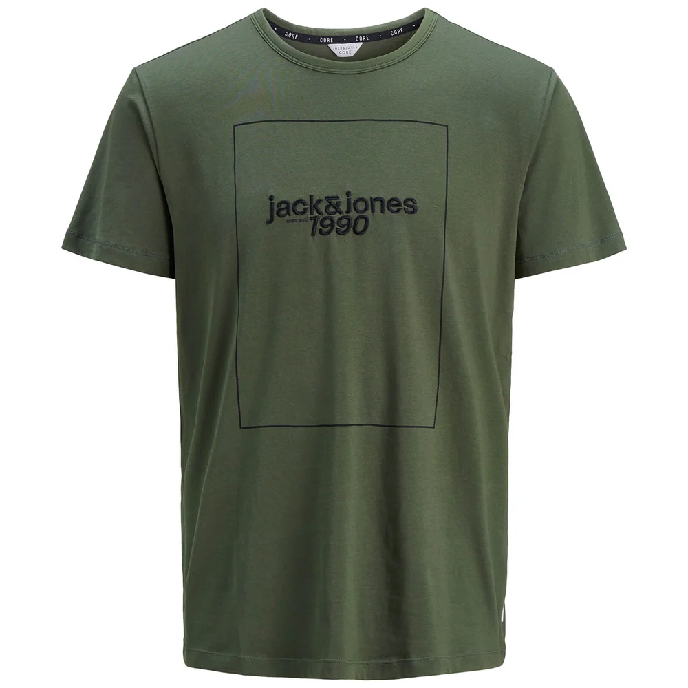 Jack & Jones Men's Core Pretoria T-Shirt - Thyme - S - Grün Bild 1