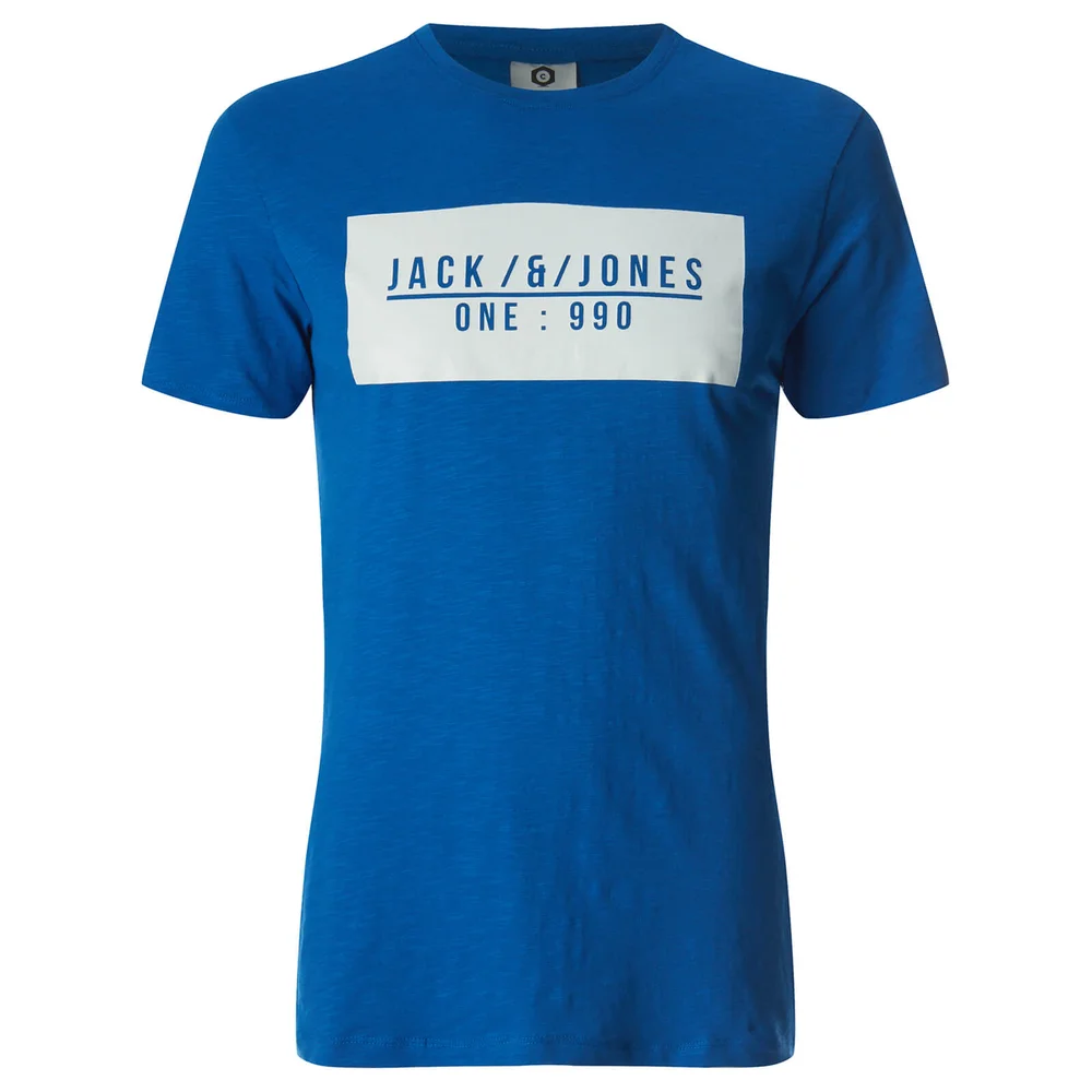 Jack & Jones Men's Core Pressed T-Shirt - Nautical Blue - S - Blau Bild 1