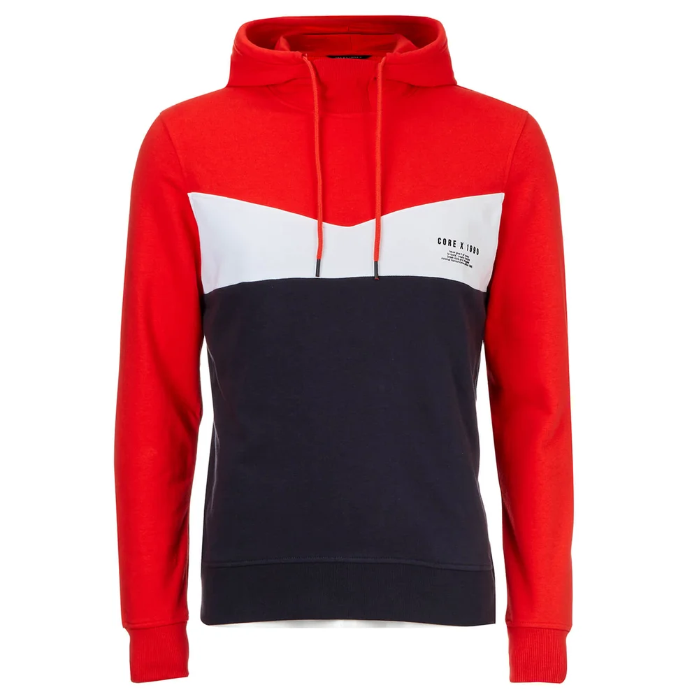 Jack & Jones Men's Core Clarens Hoody - Poinciana - S - Rot Bild 1