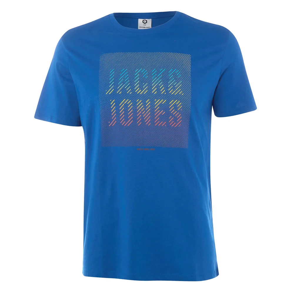 Jack & Jones Men's Core Flynn T-Shirt - Nautical Blue - S - Blau Bild 1
