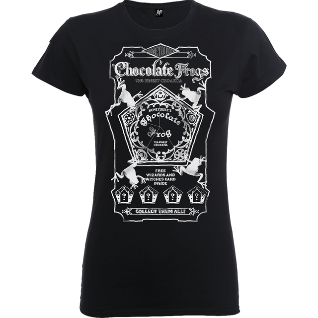 Harry Potter Honeydukes Chocolate Frogs Frauen T-Shirt - Schwarz