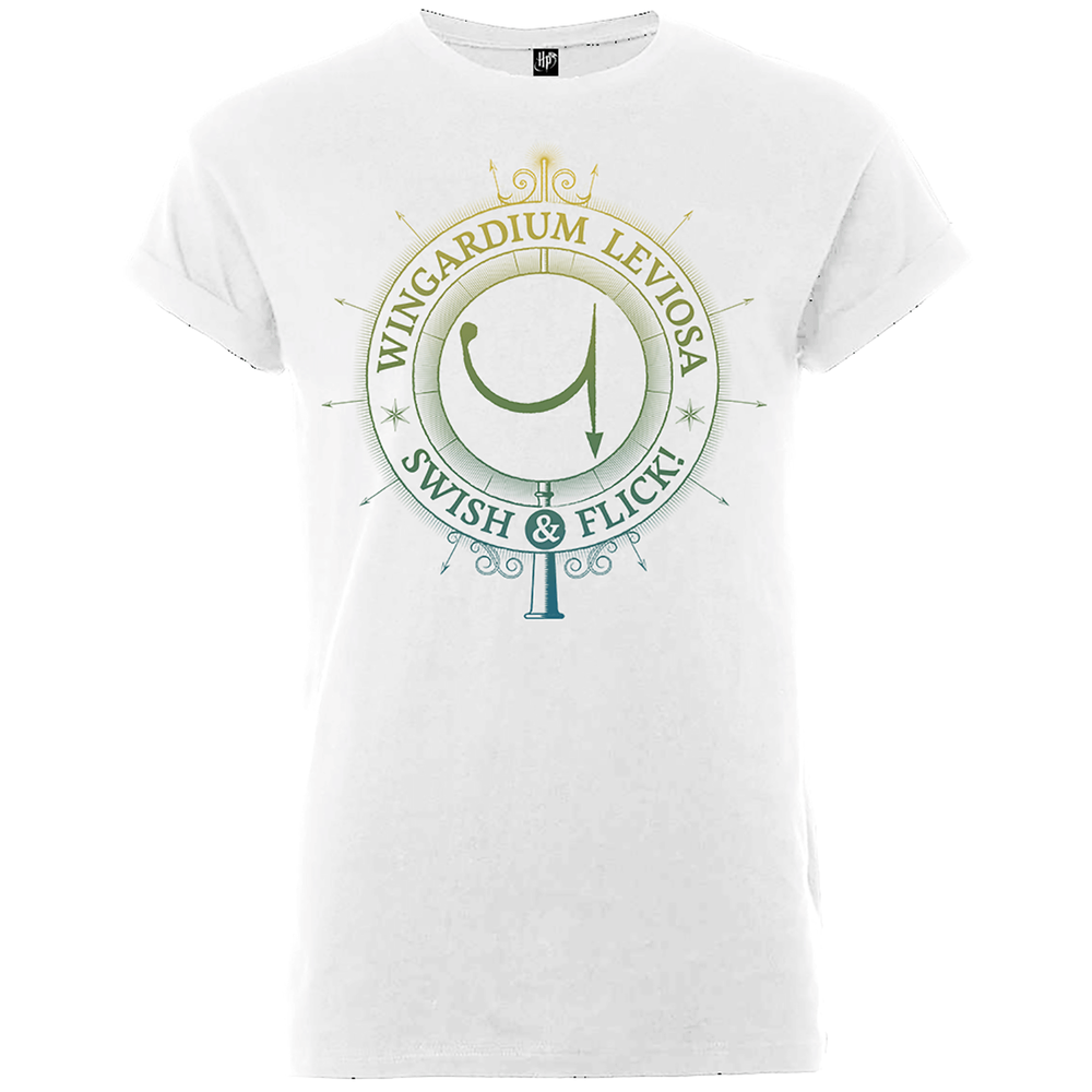 Harry Potter Wingardium Leviosa Swish And Flick Männer T-Shirt - Weiß - S Bild 1