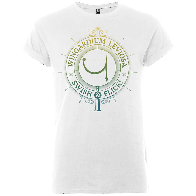 Harry Potter Wingardium Leviosa Swish And Flick Männer T-Shirt - Weiß