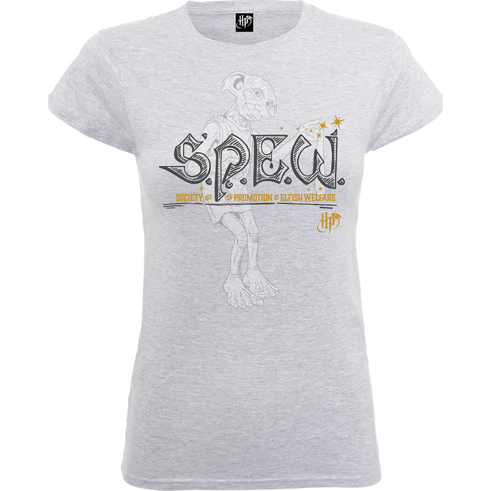 Harry Potter Society For The Promotion Of Elfish Welfare Frauen T-Shirt - Grau - S Bild 1