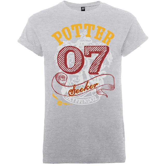 Harry Potter Gryffindor Seeker Potter Männer T-Shirt - Grau