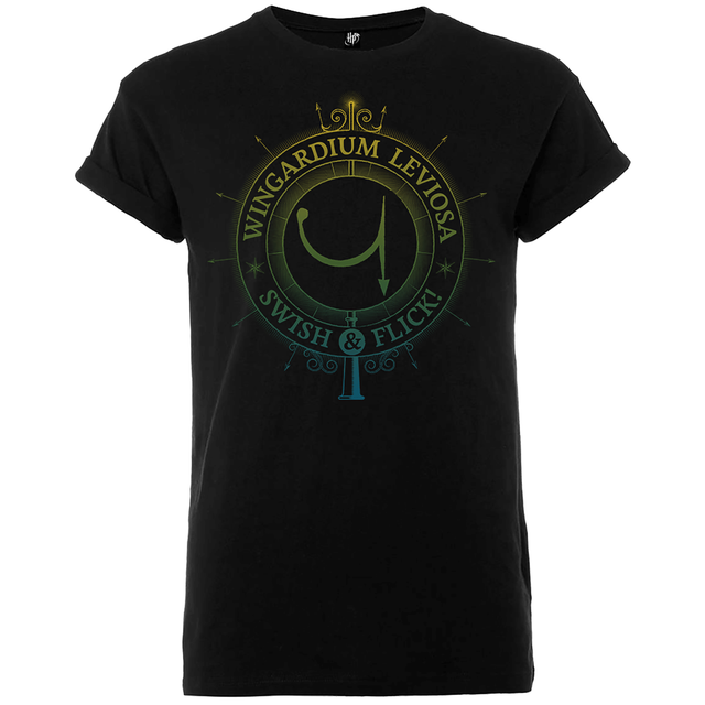 Harry Potter Wingardium Leviosa Swish And Flick Männer T-Shirt - Schwarz