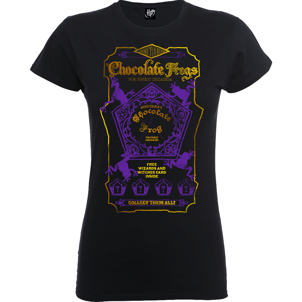 Harry Potter Honeydukes Chocolate Frogs Frauen T-Shirt - Schwarz - S Bild 1