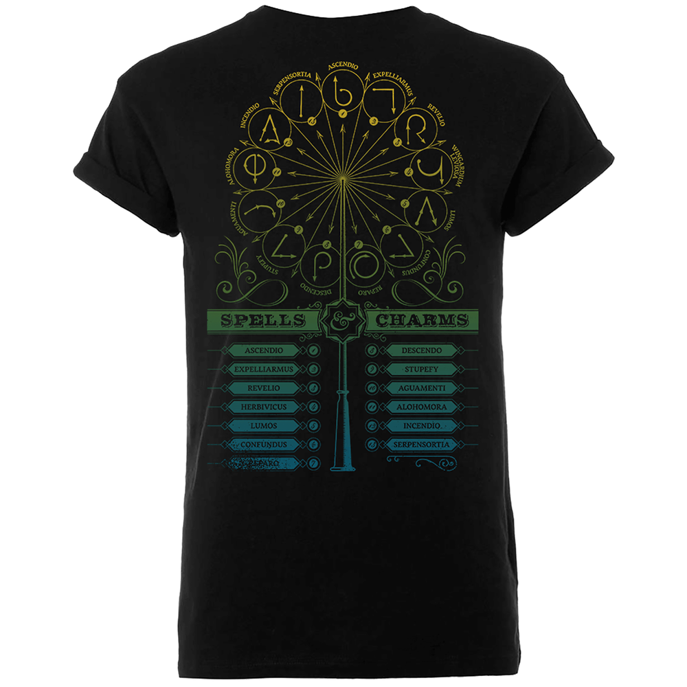 Harry Potter Spells And Charms Männer T-Shirt - Schwarz - S - Schwarz Bild 1