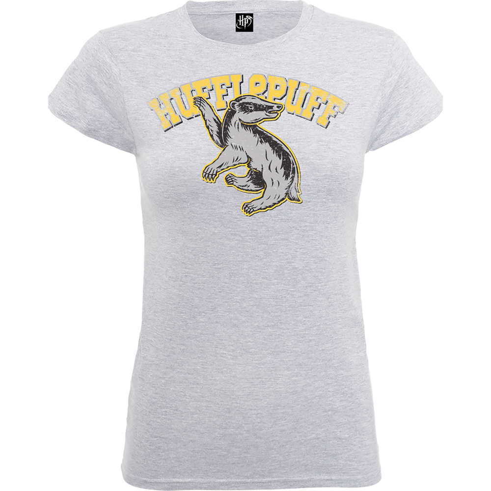Harry Potter Hufflepuff Frauen T-Shirt - Grau - S Bild 1